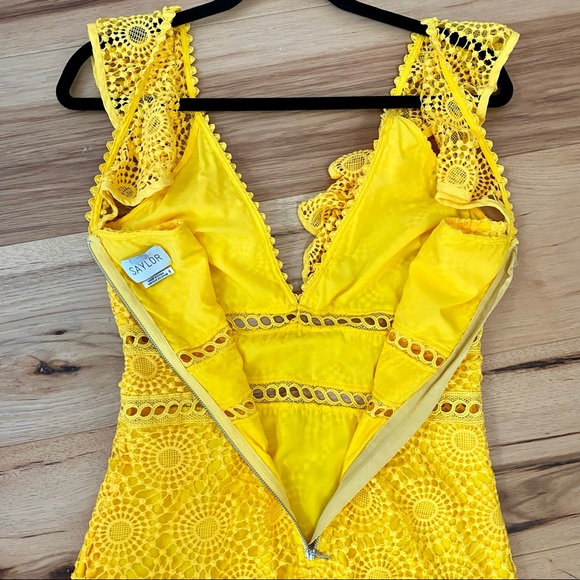 Saylor Yellow Leilani Dress - Picture 11 of 12